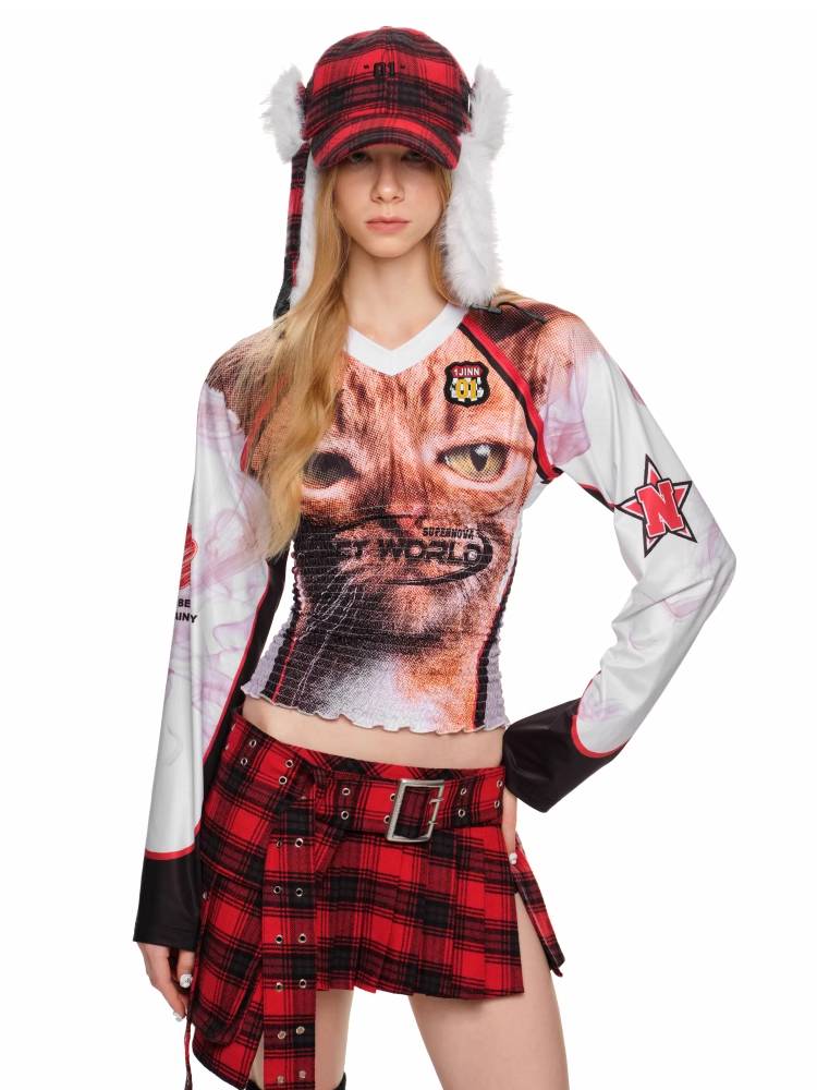 Slim fit long sleeve T-shirt【s0000011407】