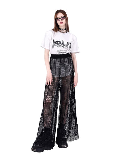 Ultra-loose net pants【s0000002537】