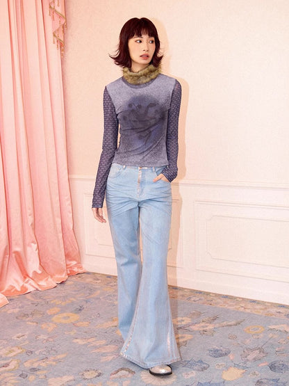 Chemical Girl printed long sleeve T-shirt【s0000011551】