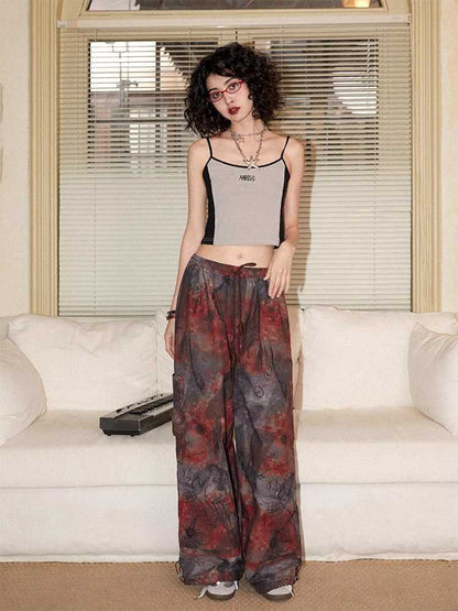 Casual loose printed pants【s0000009627】