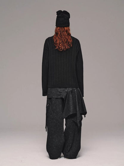 Wide leg casual pants【s0000011463】