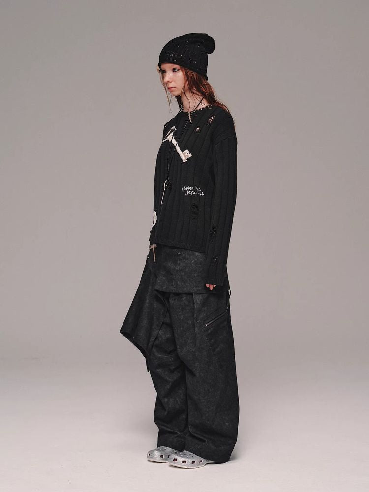 Wide leg casual pants【s0000011463】