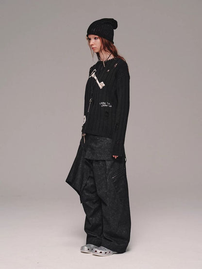 Wide leg casual pants【s0000011463】