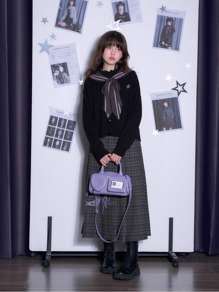 Sailor style knit cardigan【s0000011296】