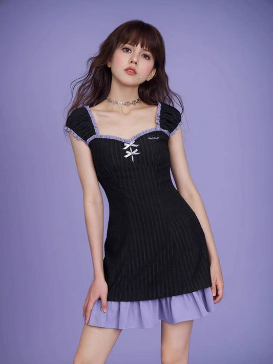 Lace suspender dress【s0000008921】