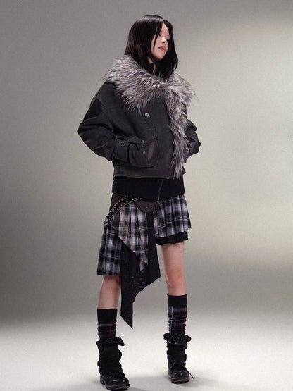 펑크 록 주름 스커트 [S0000011455]