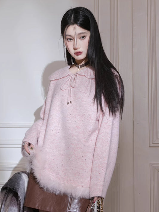 Colorful dot sweater【s0000005796】