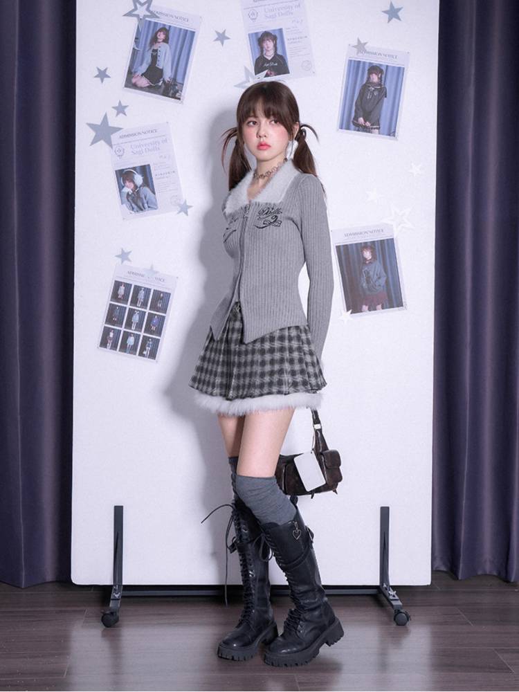 Slim fit knit cardigan【s0000011295】