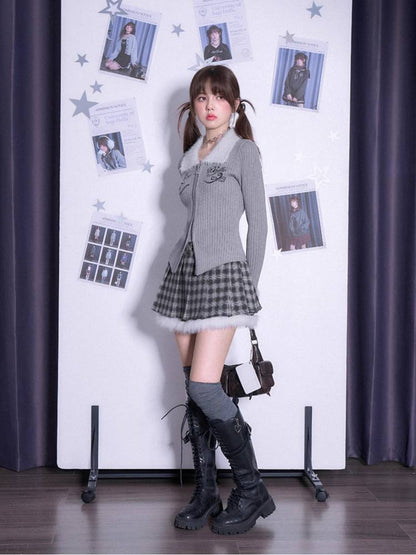 Slim fit knit cardigan【s0000011295】