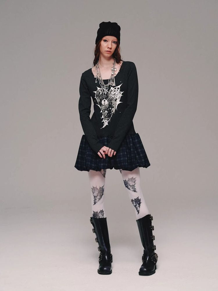 PUNK VELVET PANTYHOSE [S0000010133]