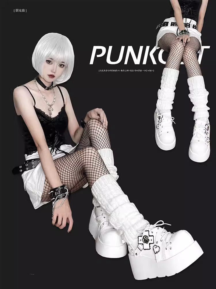 Hot girl original punk style platform shoes【s0000006208】