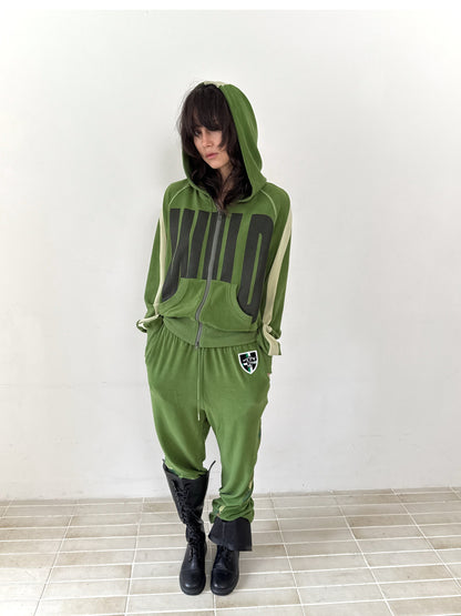 Color-Blocked Relaxed-Fit Hooded Sweatshirt【s0000014209】