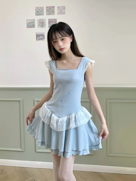 Low waist slim fit knit dress【s0000008534】