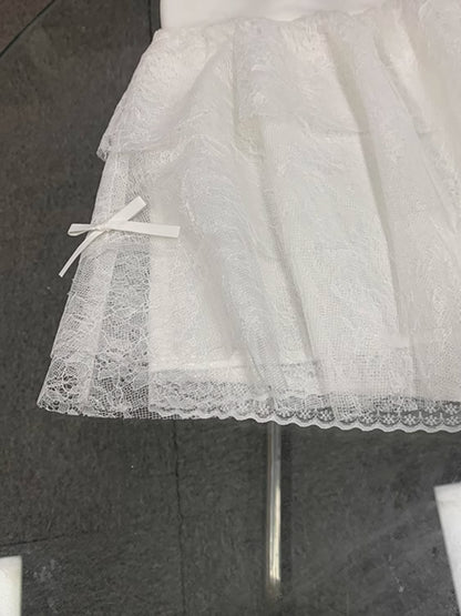 Lace cake skirt【s0000007623】