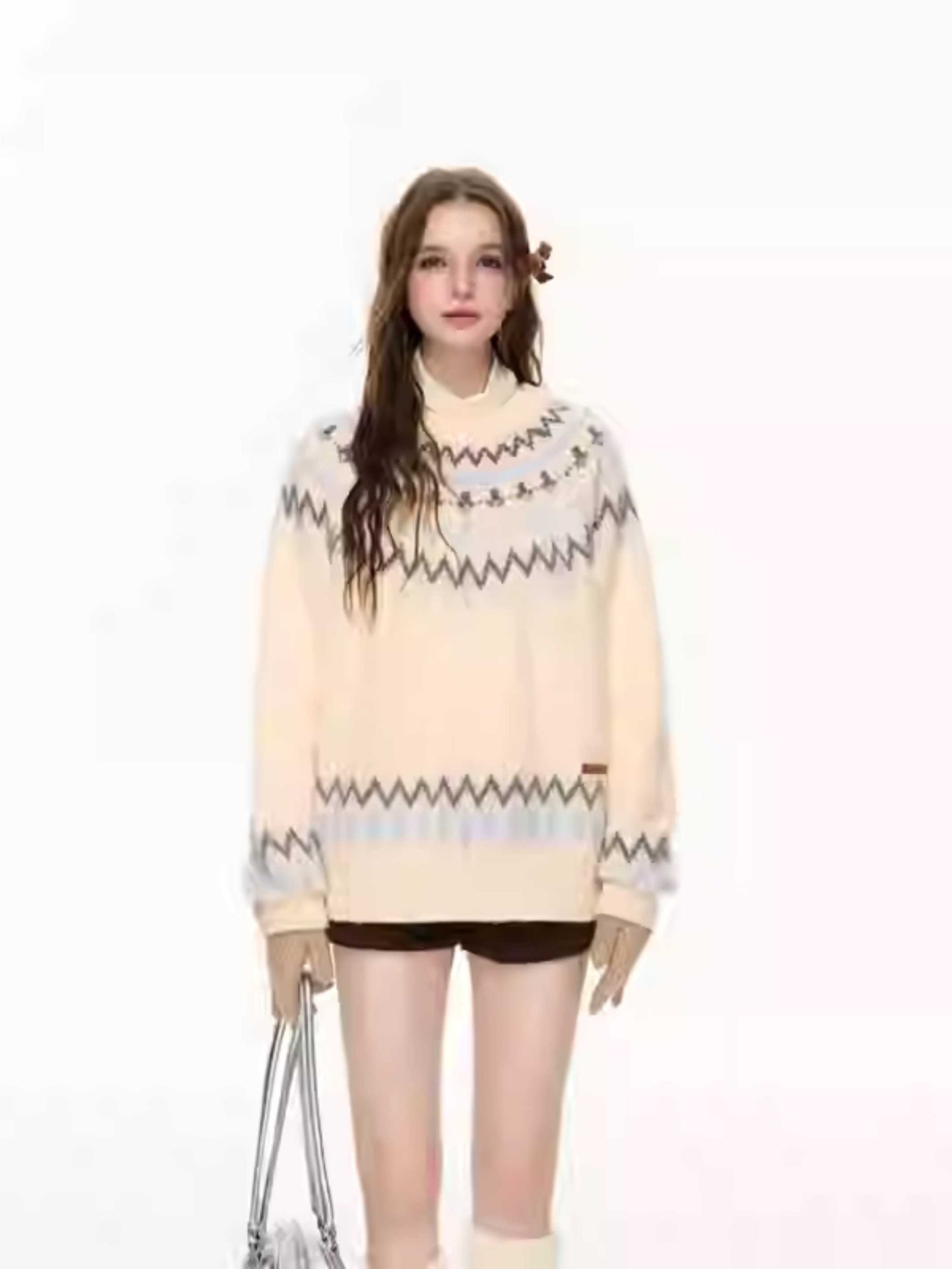 JACQUARD PULLOVER SWEATER [S0000010616]