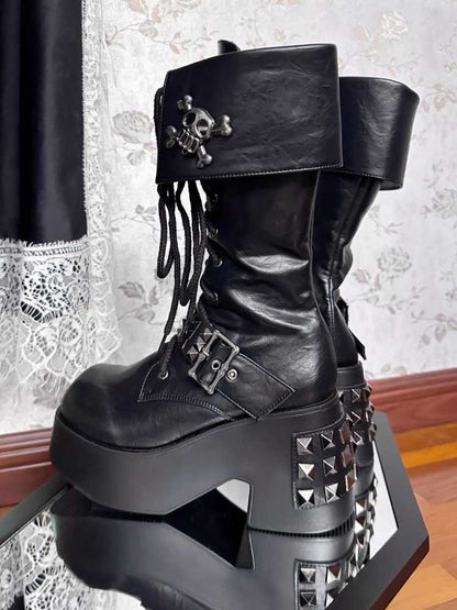 Platform Night Boots [S0000010247]