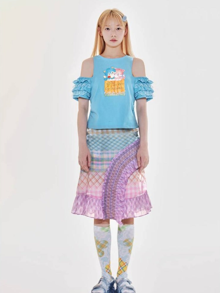 Plaid A-line skirt【s0000009515】