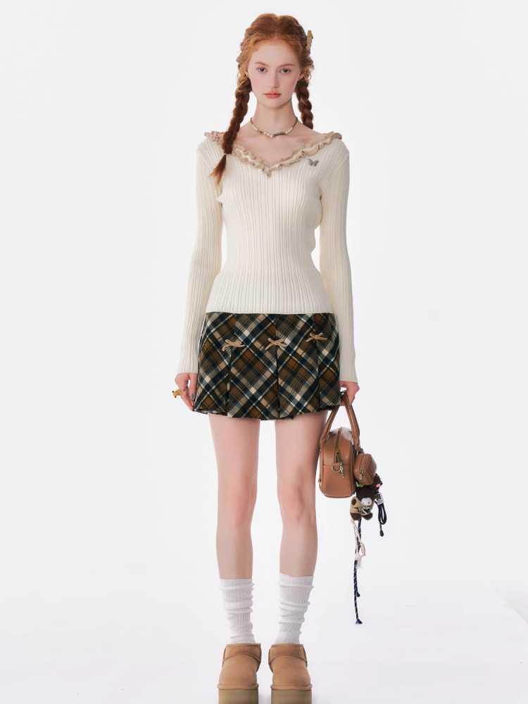 A-LINE PLAID SKIRT [S0000010164]