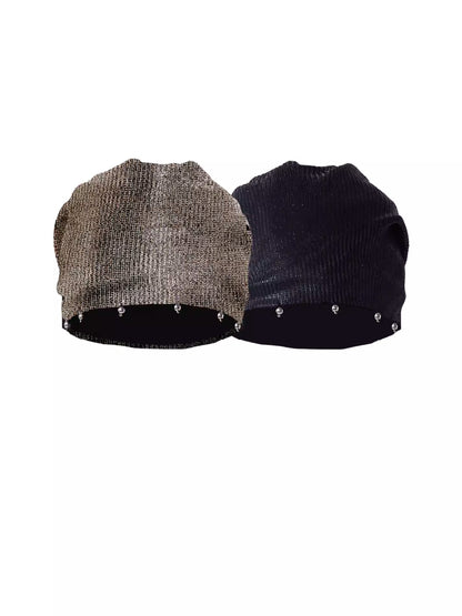 Sequin knit hat【s0000006534】