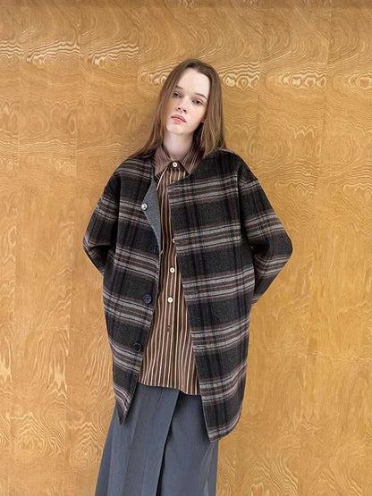 RETRO FASHION WOOL COAT [S0000010815]