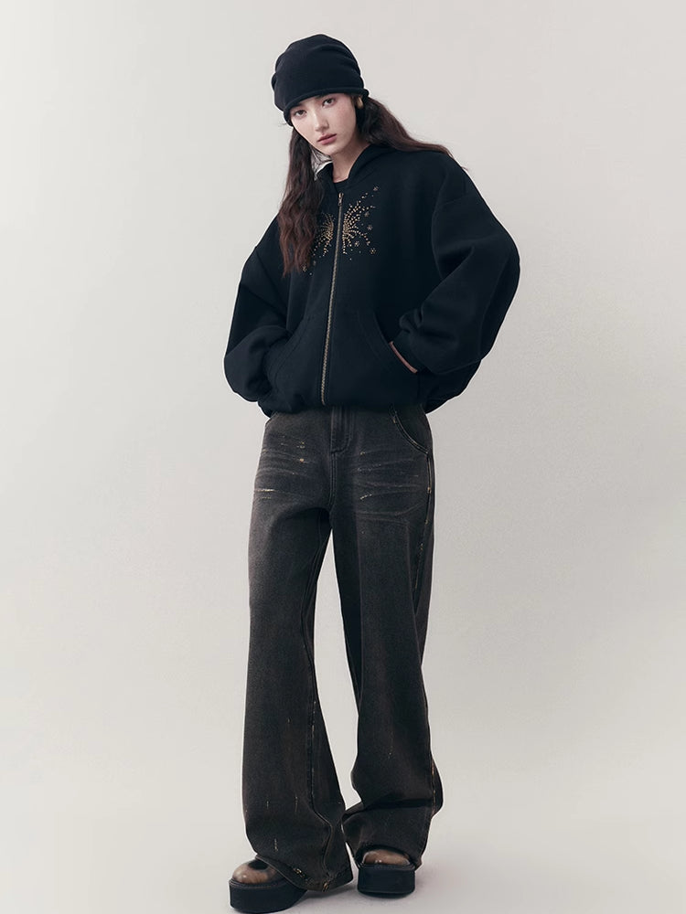 Retro hooded sweatshirt【s0000007257】