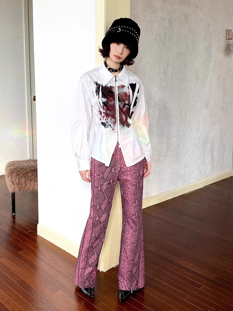 Colorful retro pants【s0000011555】