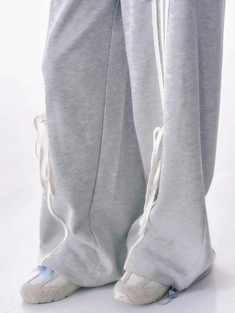 Straight Wide Leg Casual SweatPants [S0000010176]