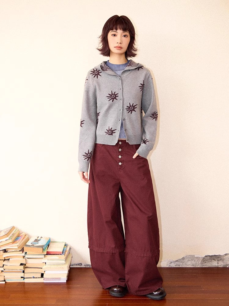 후드 니트 가디건 [S0000011305]