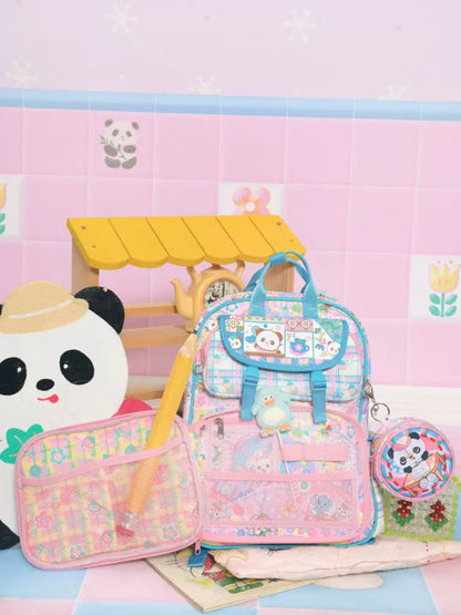 Panda print school bag【s0000007673】