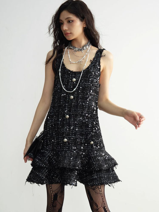 SEQUINED CAKE Dress [S0000010923]