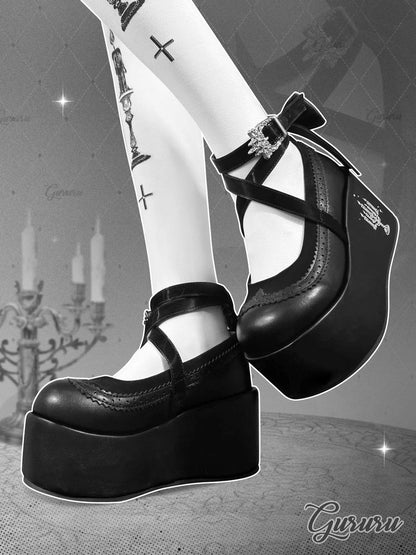 Mary jane platform shoes【s0000009514】