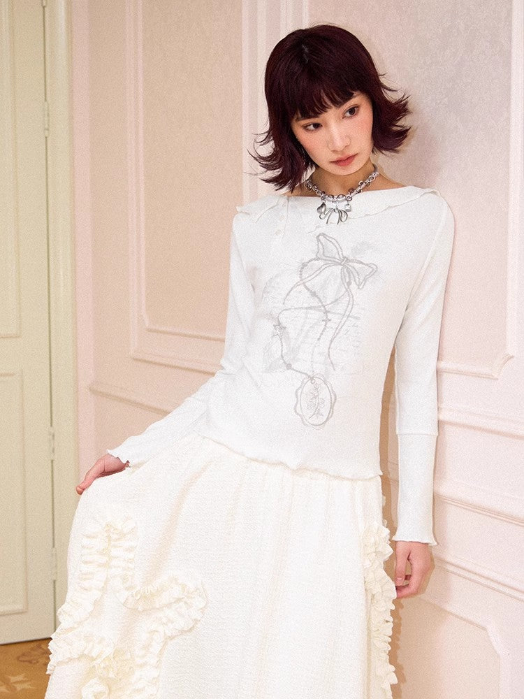 Chemical girl long sleeve t-shirt【s0000011546】