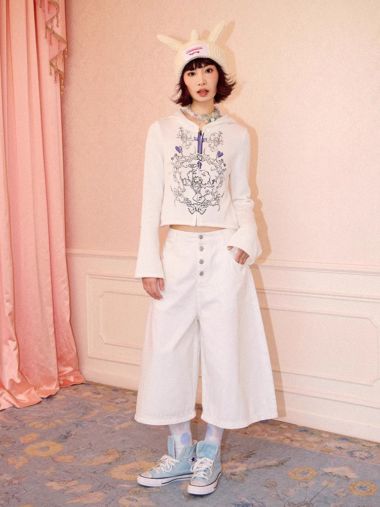 Chemical girl low rise wide leg pants【s0000011549】