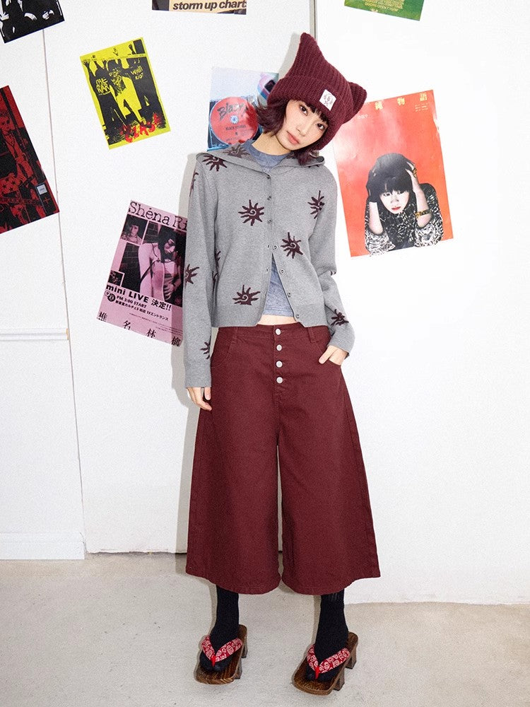 Chemical girl low rise wide leg pants【s0000011549】