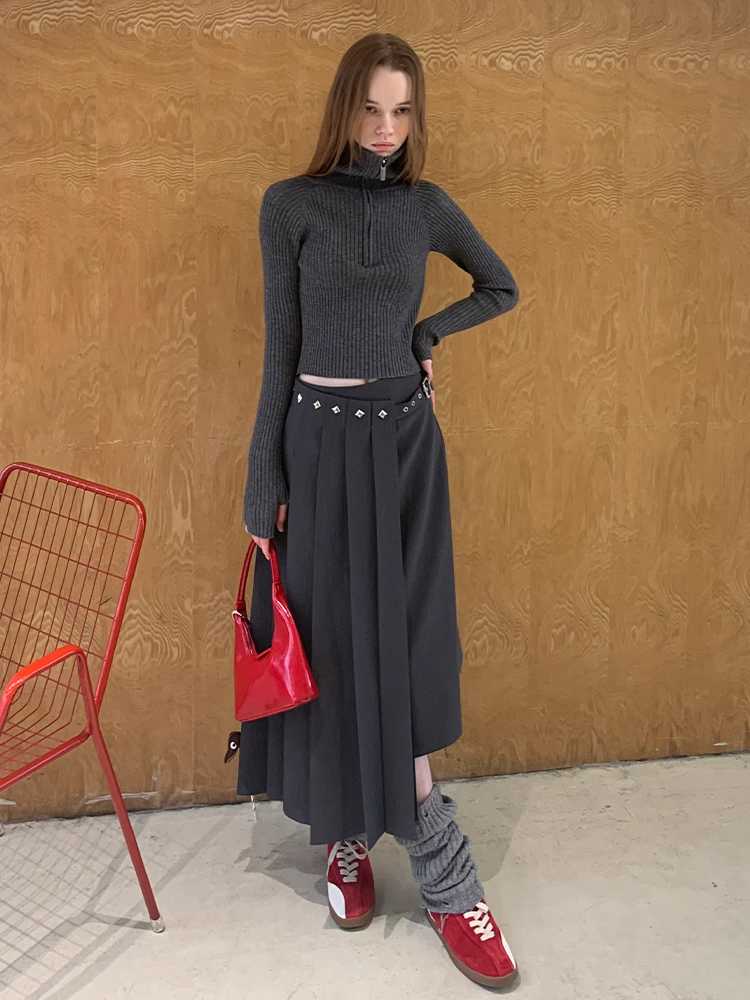 PLEATED LONG SKIRT [S0000010819]