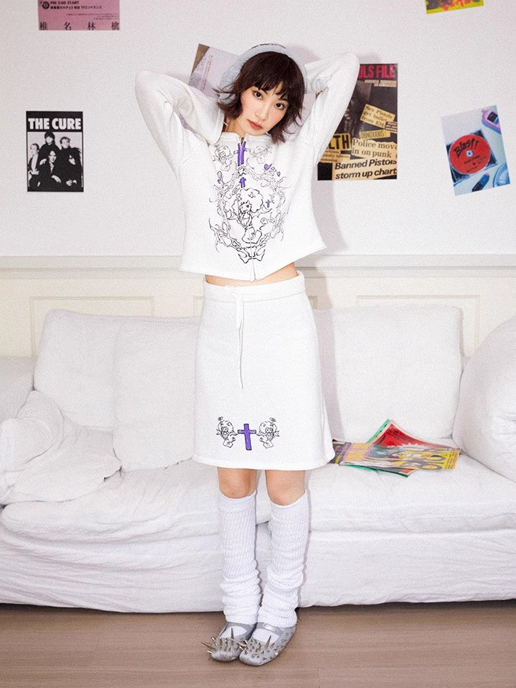 A-line knit skirt【s0000011121】