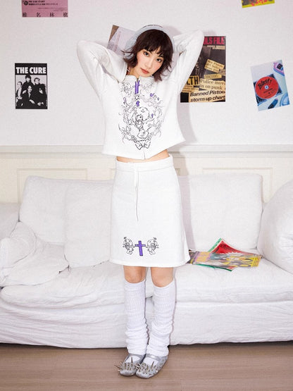 A-line knit skirt【s0000011121】