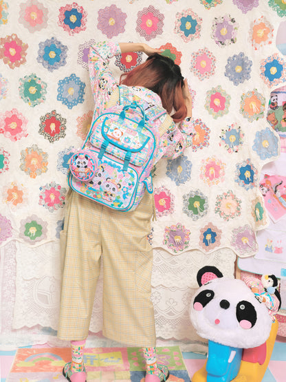 Panda print school bag【s0000007673】