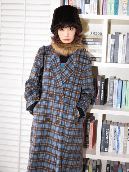 느슨한 격자 무늬 코트 [S0000011306]