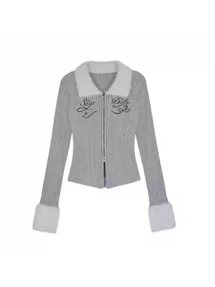 Slim fit knit cardigan【s0000011295】