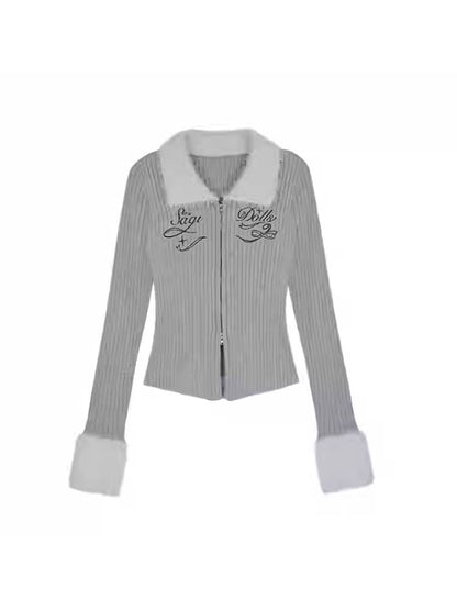 Slim fit knit cardigan【s0000011295】