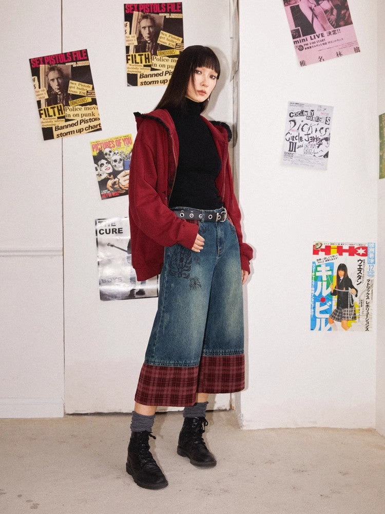 Plaid cropped pants【s0000010364】