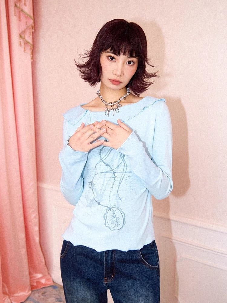 Chemical girl long sleeve t-shirt【s0000011546】