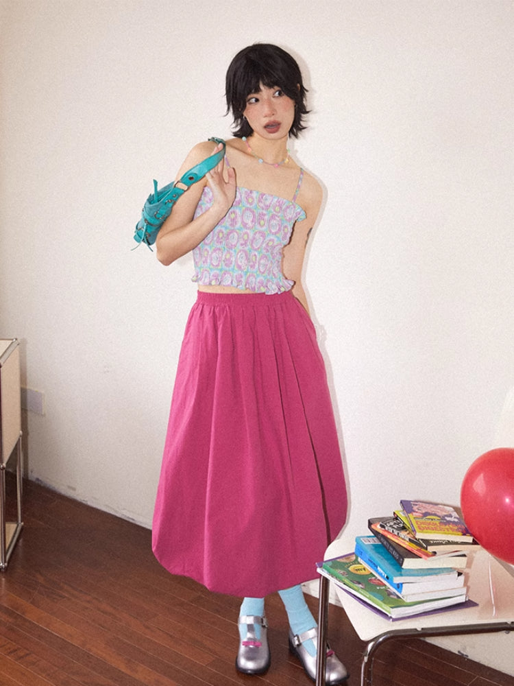 Summer 4-color short camisole【s0000007806】