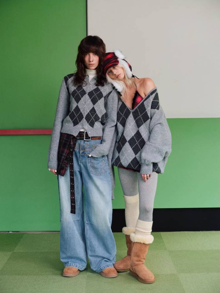 프레피 스타일 니트 가디건 [S0000011373]