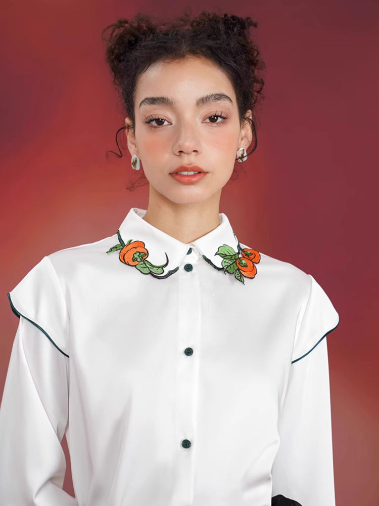Chinese embroidery retro shirt【s0000006532】