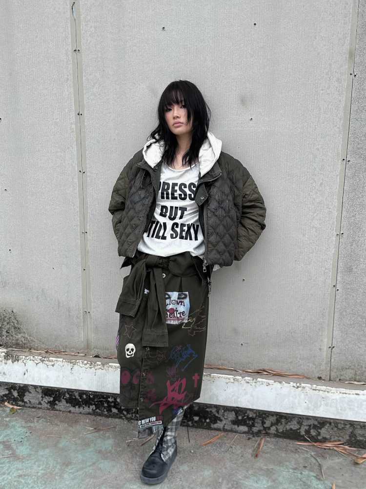 Graffiti Art Shirt Skirt [S0000010553]