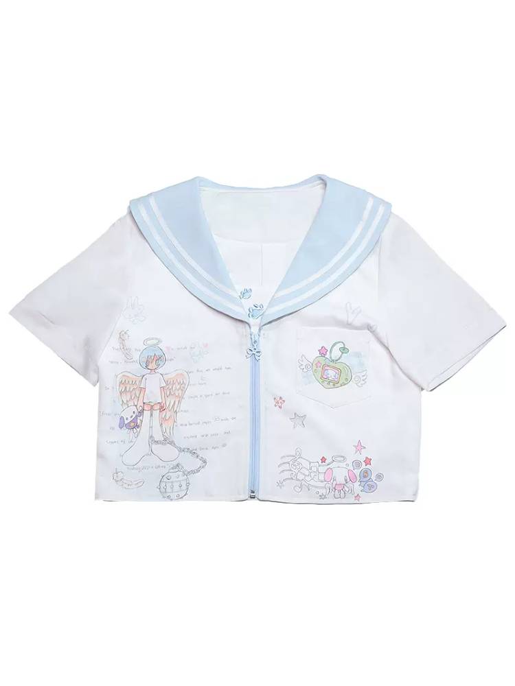 Short-sleeved sailor uniform【s0000009108】