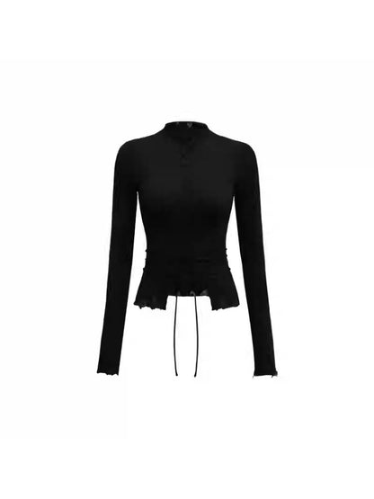 Slim long sleeve T-shirt【s0000011385】