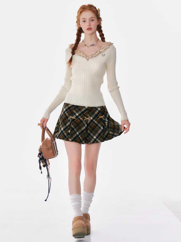 A-LINE PLAID SKIRT [S0000010164]